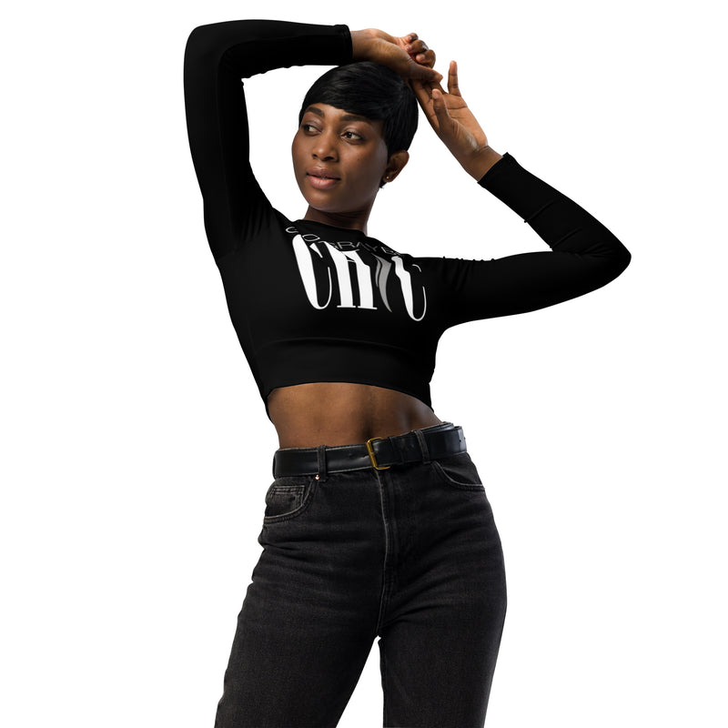 The GGBC Recycled long-sleeve crop top