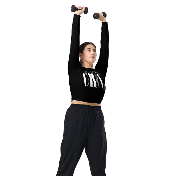 The GGBC Recycled long-sleeve crop top