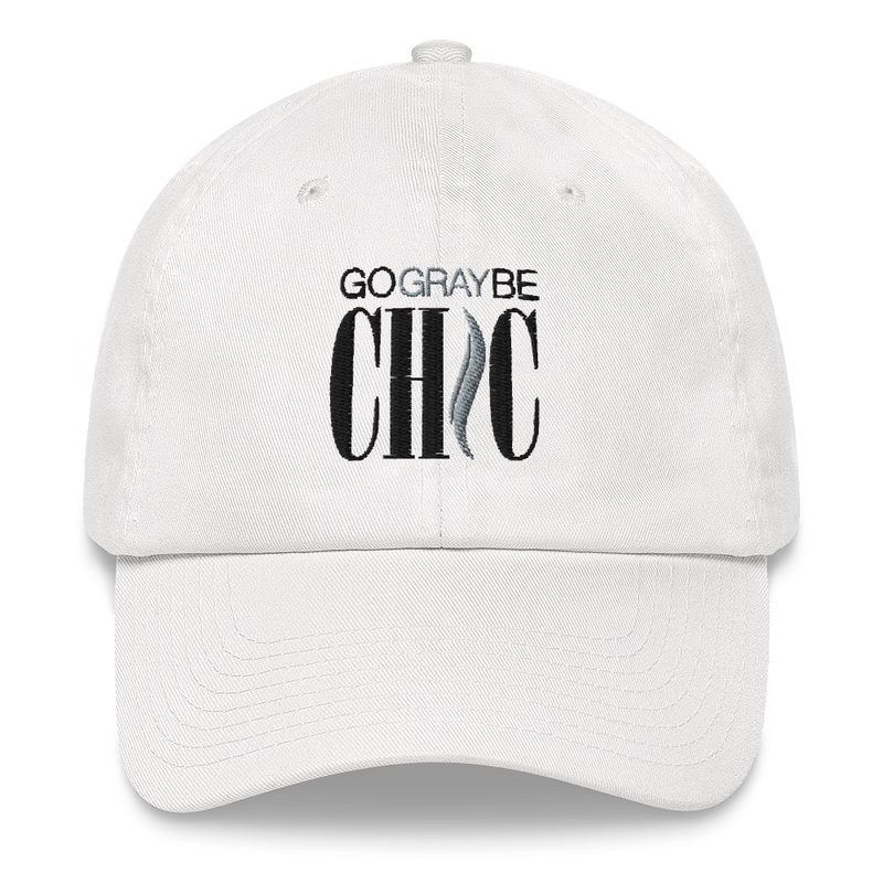 Go Gray Be Chic Baseball Style Cap