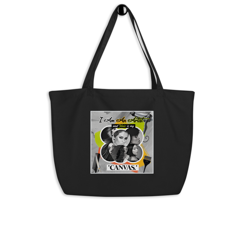 The Hair Artist Large organic tote bag