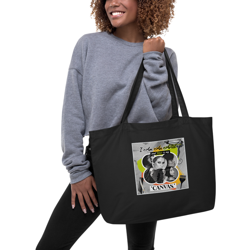 The Hair Artist Large organic tote bag