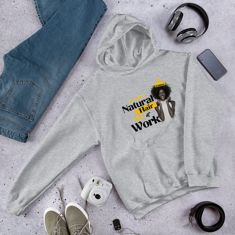 No More Natural Hair Rules At Work Unisex Hoodie