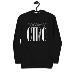 Go Gray Be Chic Unisex Hoodie