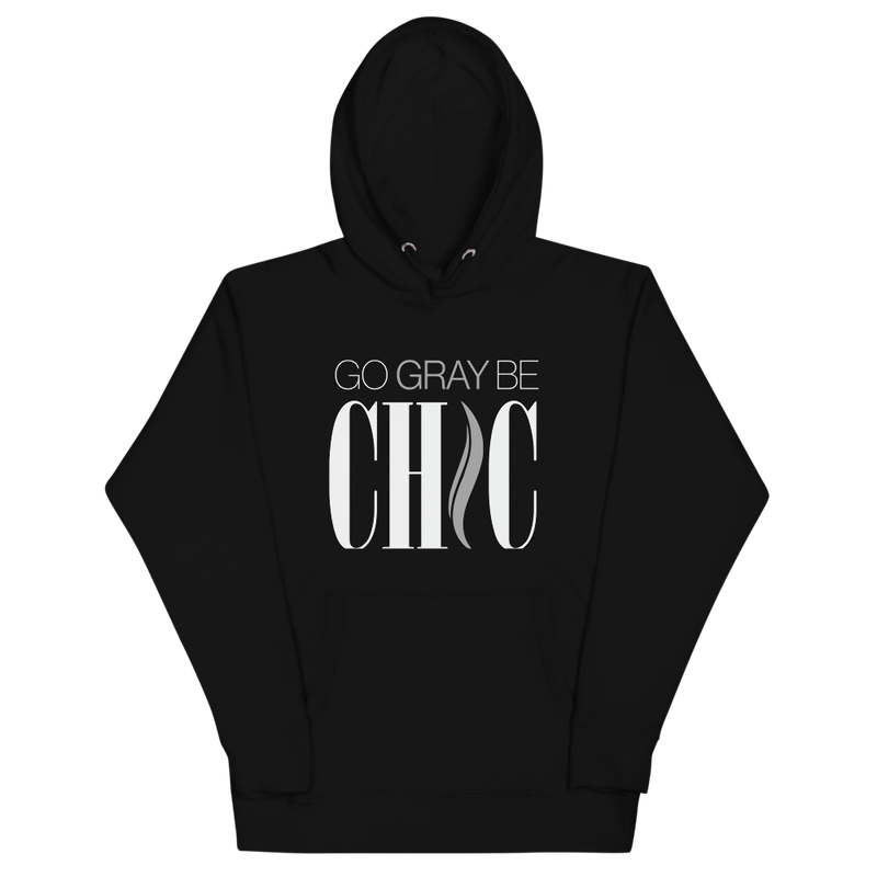 Go Gray Be Chic Unisex Hoodie