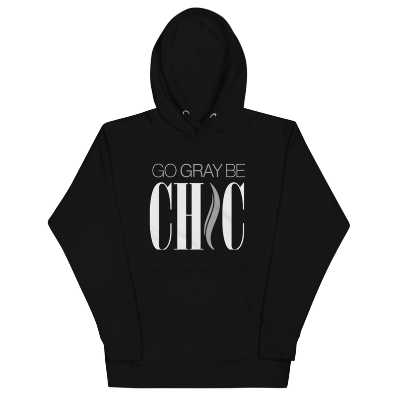 Go Gray Be Chic Unisex Hoodie