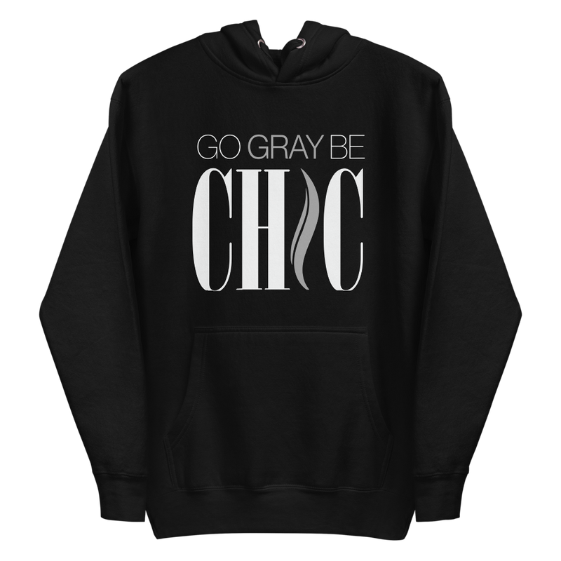 Go Gray Be Chic Unisex Hoodie