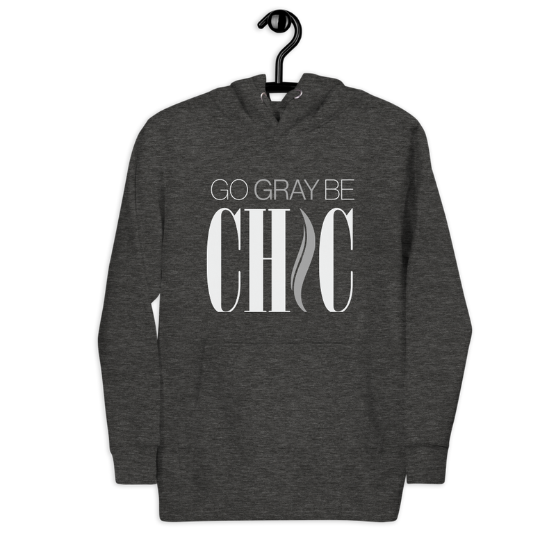 Go Gray Be Chic Unisex Hoodie