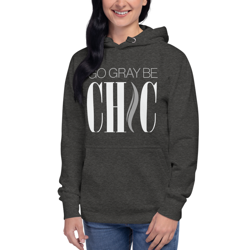Go Gray Be Chic Unisex Hoodie