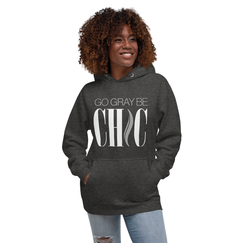 Go Gray Be Chic Unisex Hoodie