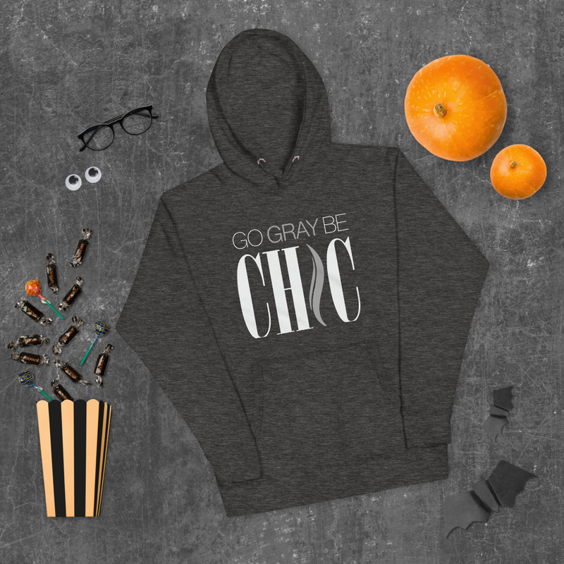 Go Gray Be Chic Unisex Hoodie