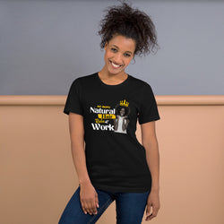 No More Natural Hair Rules At Work Unisex Cotton T-Shirt