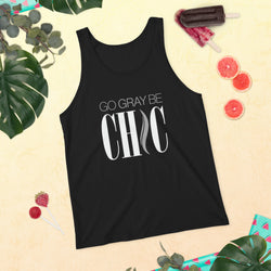 Go Gray Be CHIC Unisex Tank Top
