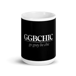 White glossy mug
